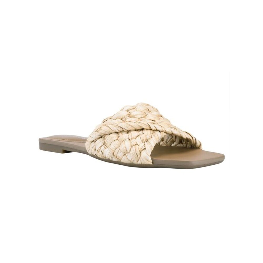 Marc Fisher Braided Cream Sandals